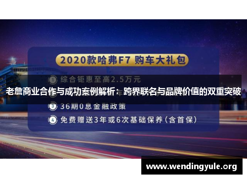 老詹商业合作与成功案例解析：跨界联名与品牌价值的双重突破